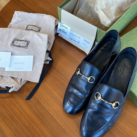 Gucci Brixton Leather Horsebit Loafers size 39 Box - Picture 12 of 13